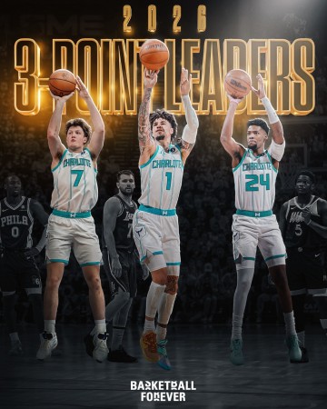 开云体育登录-光明！26年三分球领头羊全是黄蜂人：三球+米勒+新秀康神！